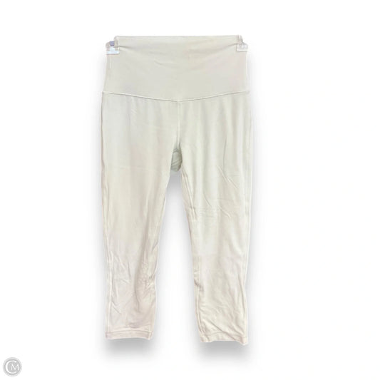 Athletic Capris By Lululemon In Green, Size: Xs