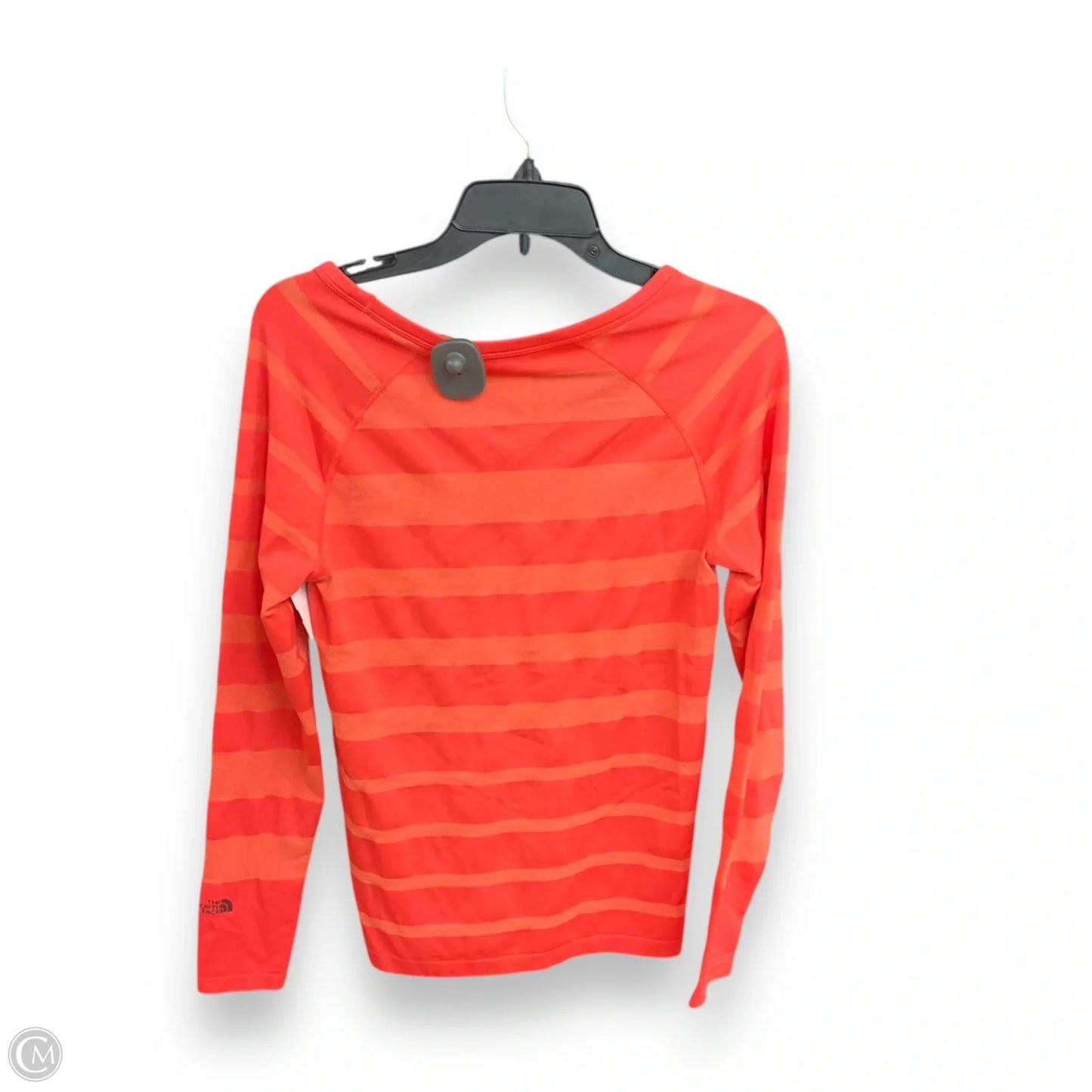 Athletic Top Long Sleeve Crewneck By The North Face In Orange, Size: S