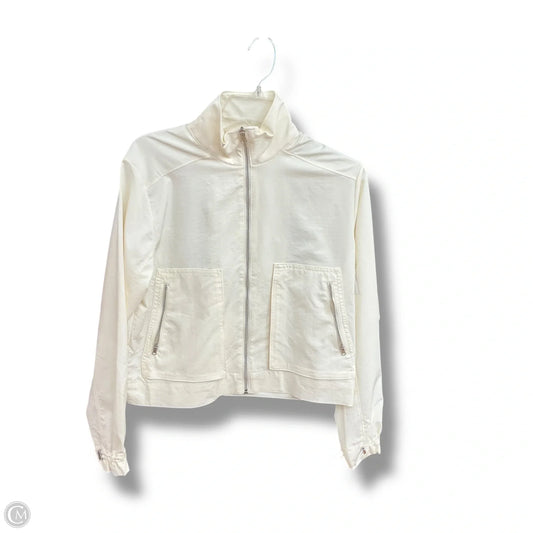 Athletic Jacket By Calia In Cream, Size: S