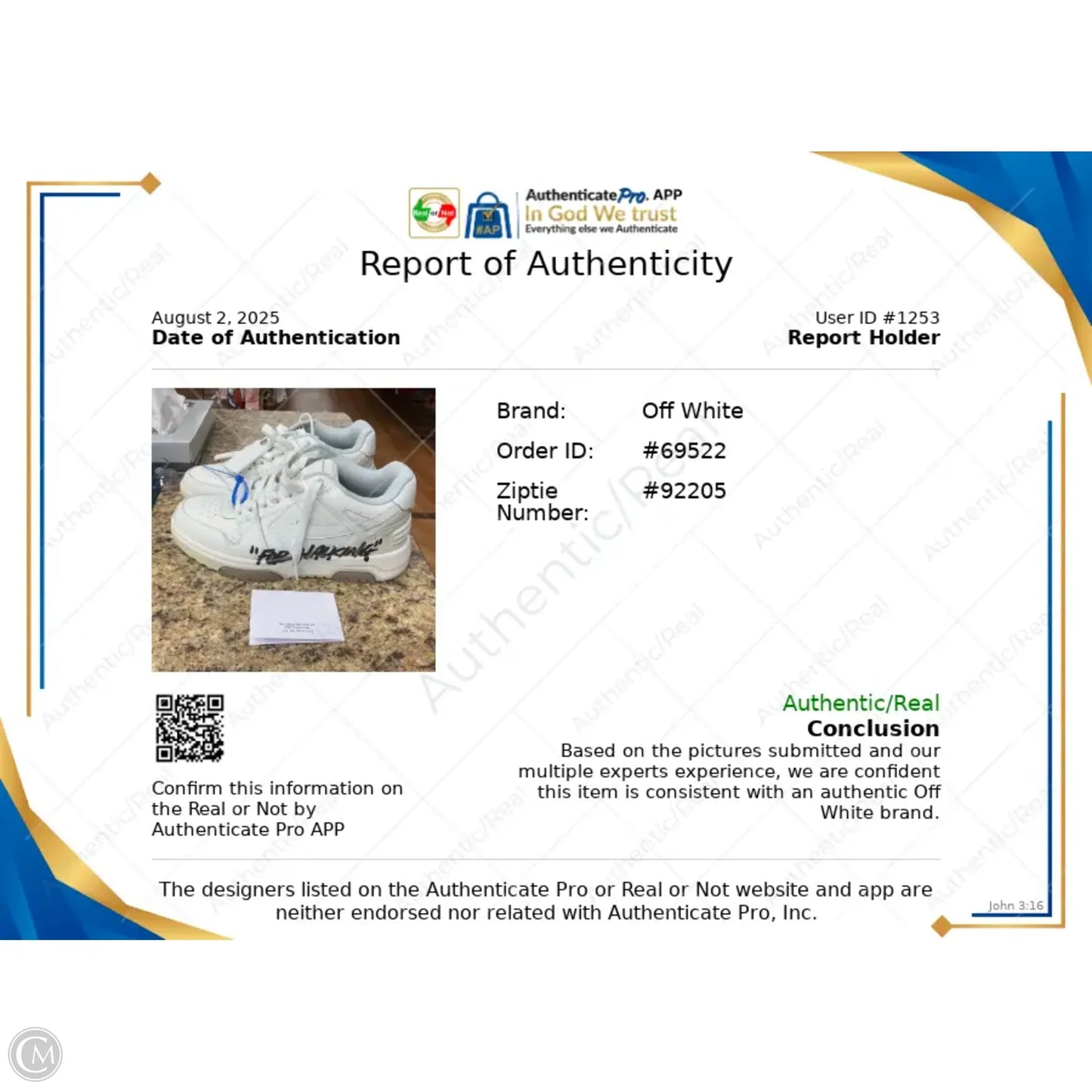 Shoes Luxury Designer By Off-white In White, Size: 8