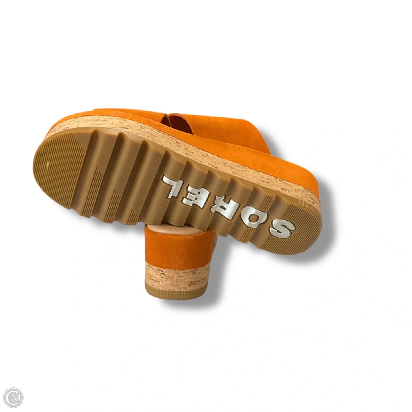 Sandals Heels Platform By Sorel In Orange, Size: 8
