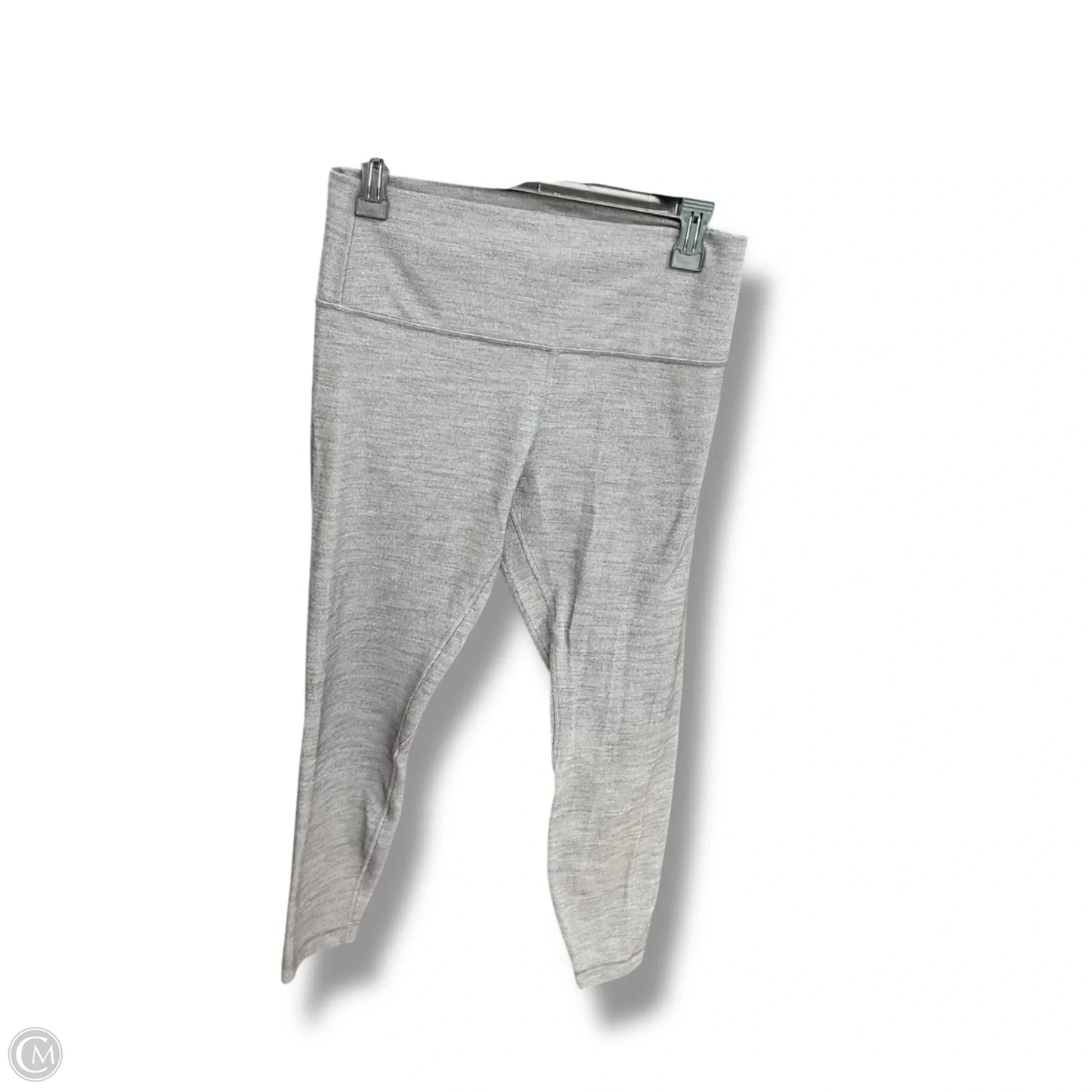 Athletic Capris By Lululemon In Grey, Size: 12
