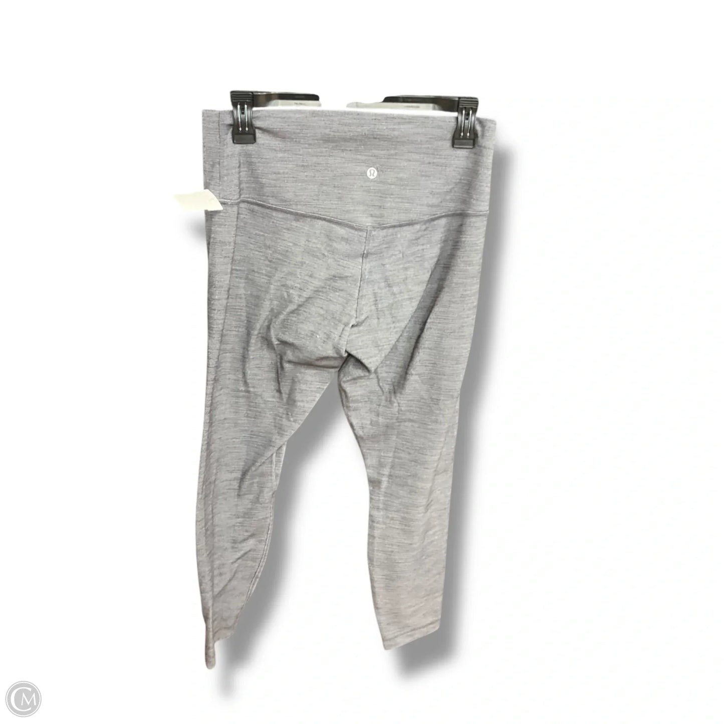 Athletic Capris By Lululemon In Grey, Size: 12