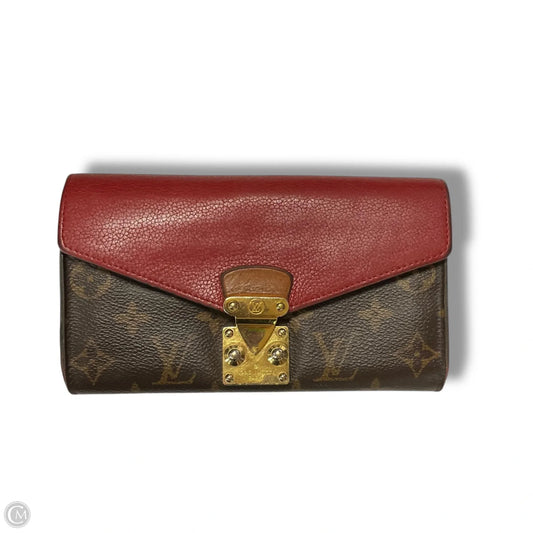 Wallet Luxury Designer By Louis Vuitton, Size: Large