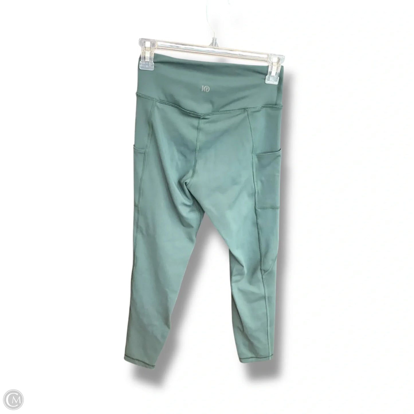 Athletic Leggings By 10 Trees In Green, Size: S