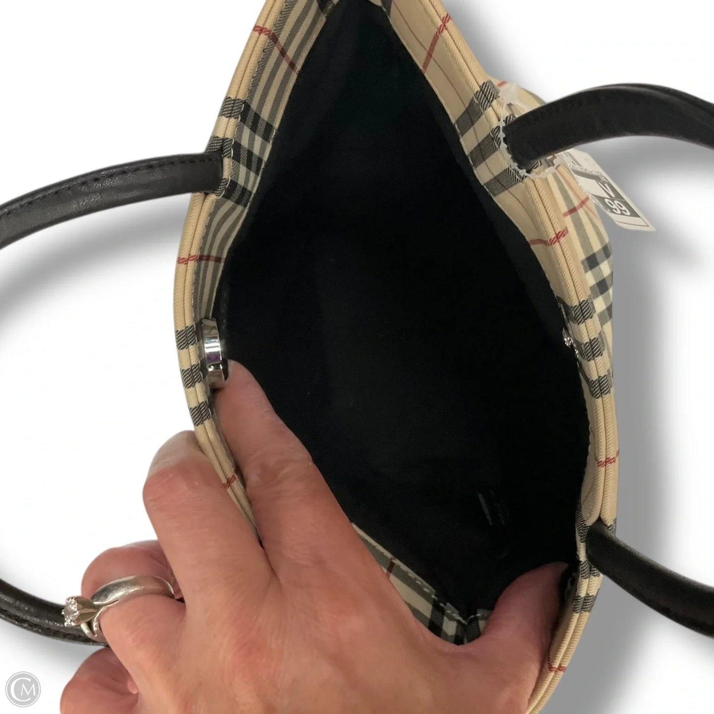 Tote Luxury Designer By Burberry, Size: Small