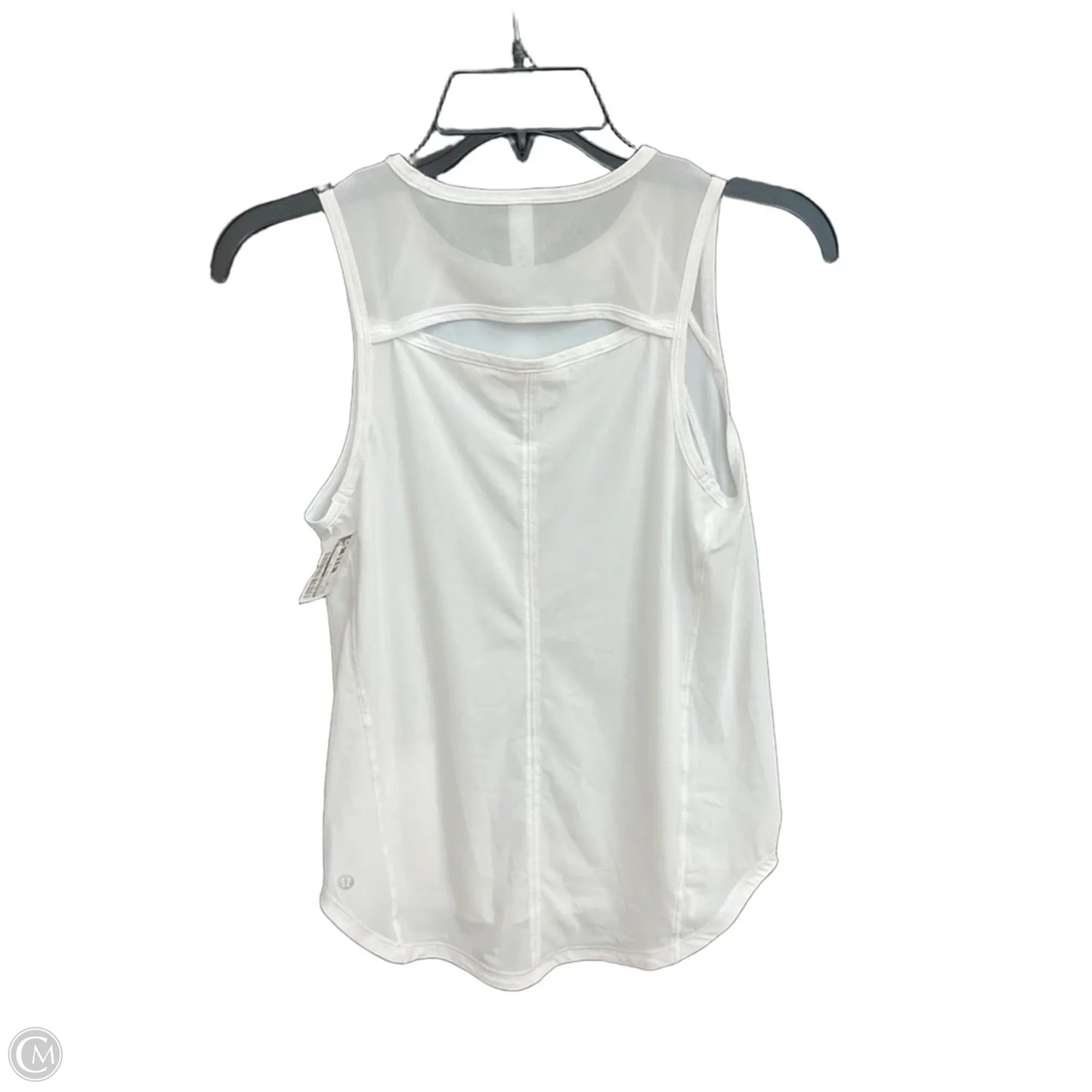 Athletic Tank Top By Lululemon In White, Size: Xs
