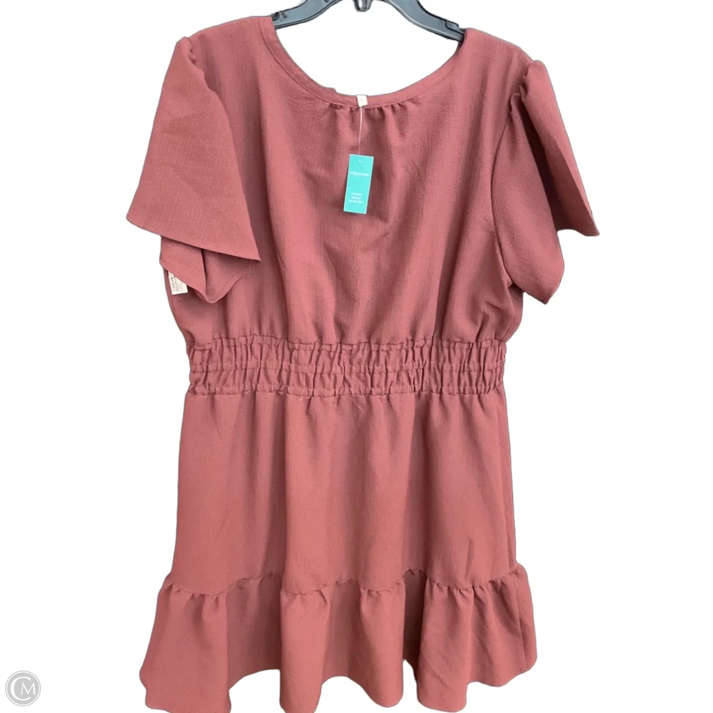 Dress Casual Midi By Maurices In Maroon, Size: Xl