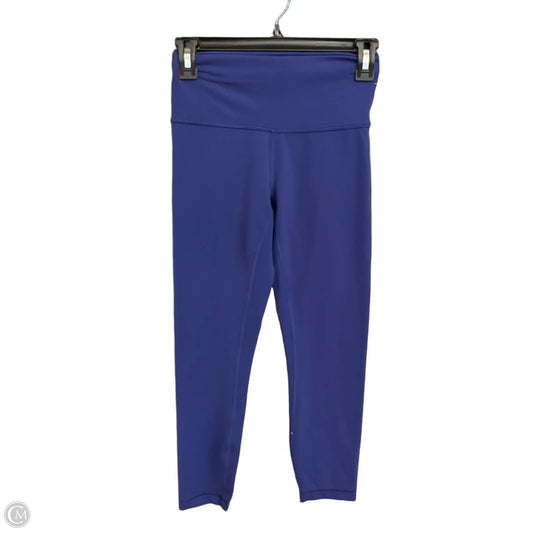 Athletic Leggings By Lululemon In Blue, Size: S