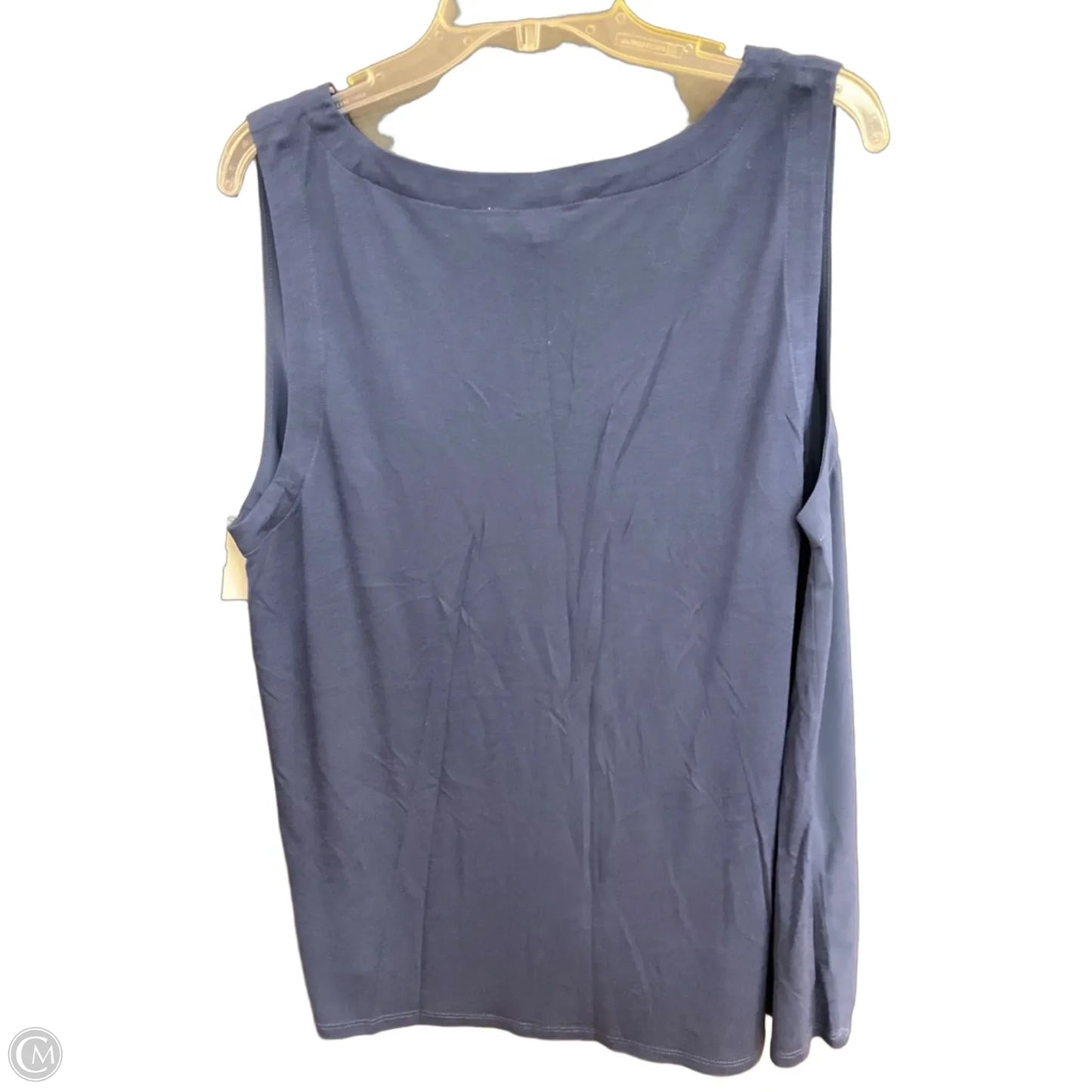 Top Sleeveless By Loft In Blue, Size: Xl