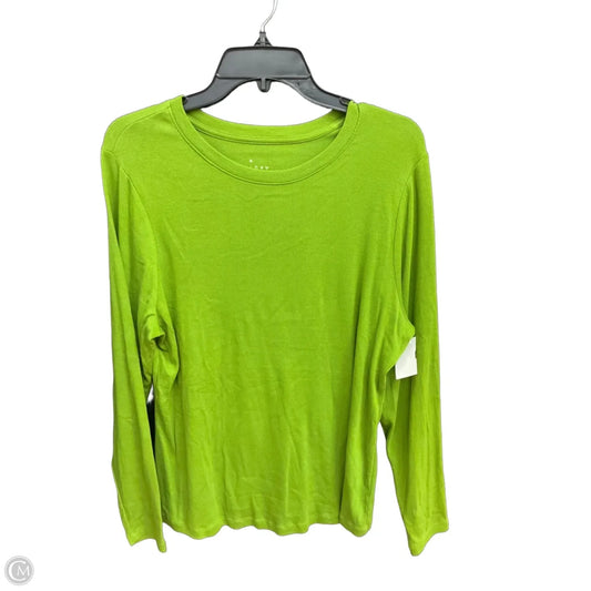 Top Long Sleeve By A New Day In Green, Size: Xxl