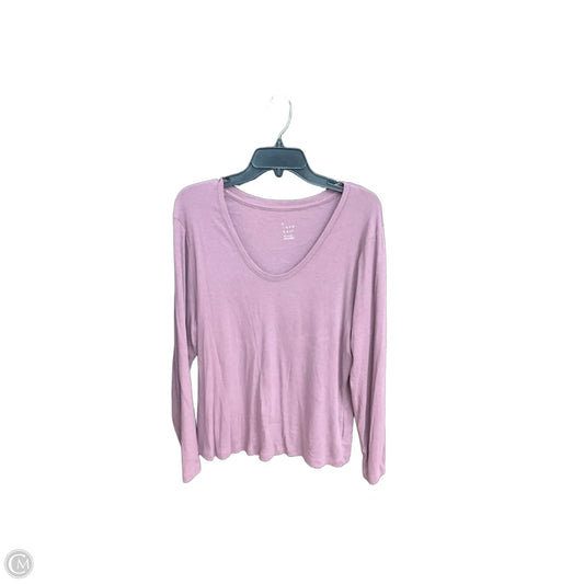 Top Long Sleeve By A New Day In Purple, Size: Xxl