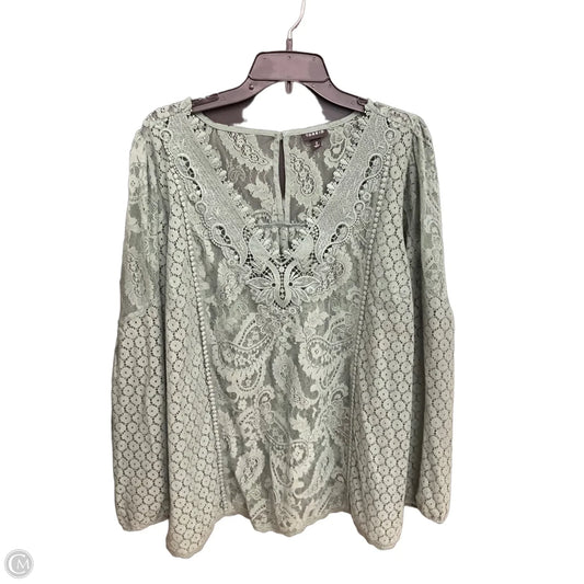 Top Long Sleeve By Torrid In Green, Size: 2x