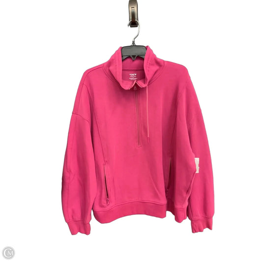 Athletic Sweatshirt Collar By Old Navy In Pink, Size: 2x