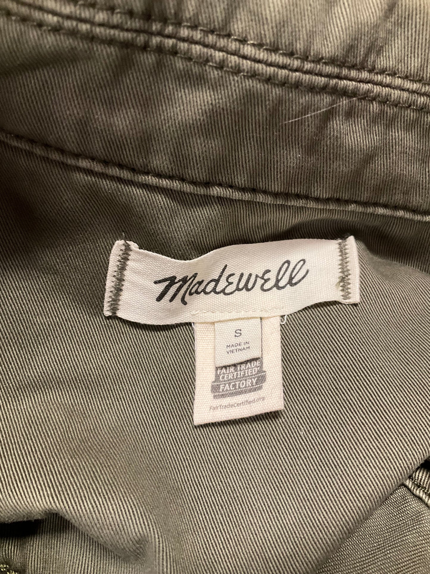Jacket Other By Madewell In Green, Size: S