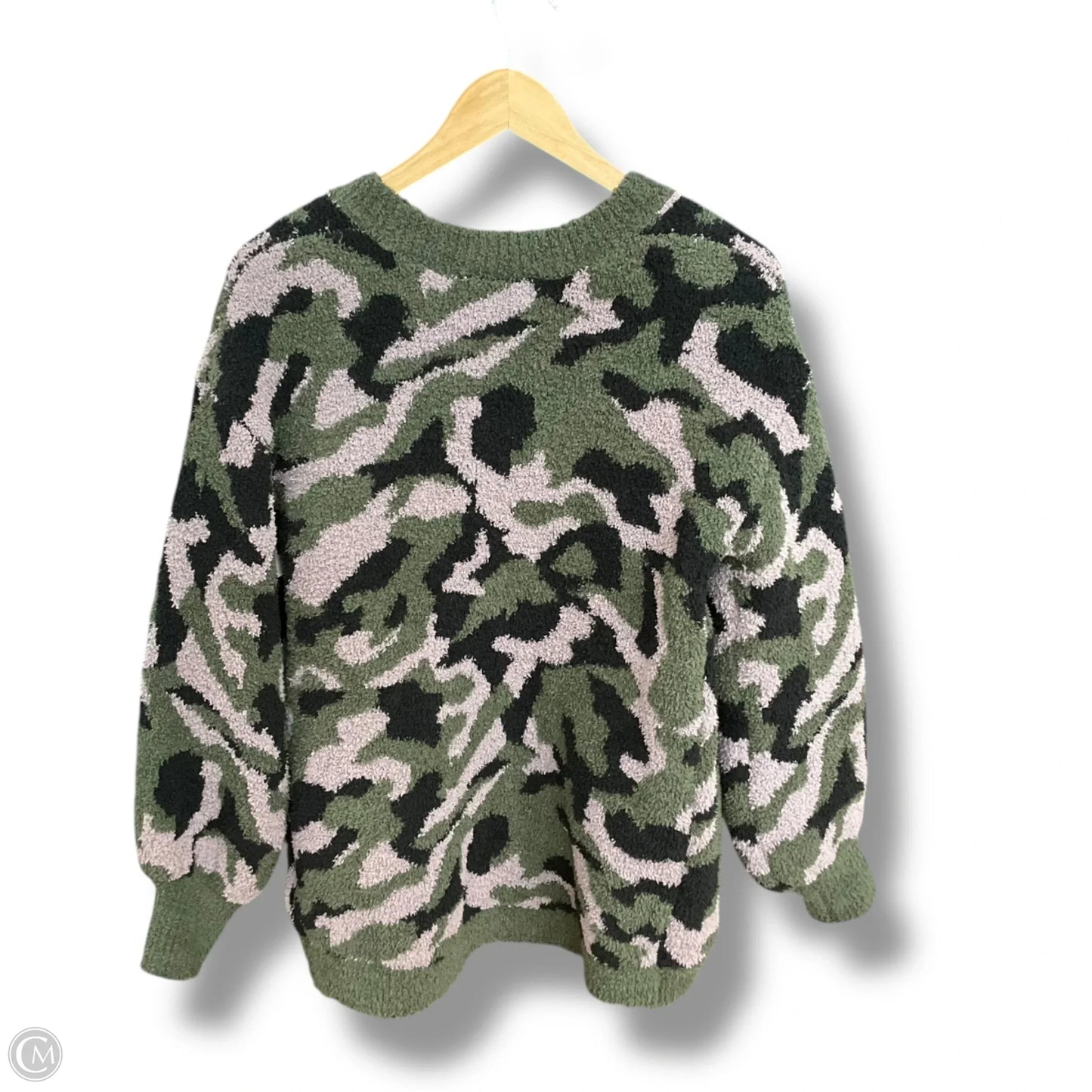 Cardigan By Rachel Zoe In Camouflage Print, Size: S