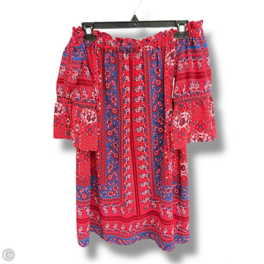 Tunic Short Sleeve By Kut In Floral Print, Size: M