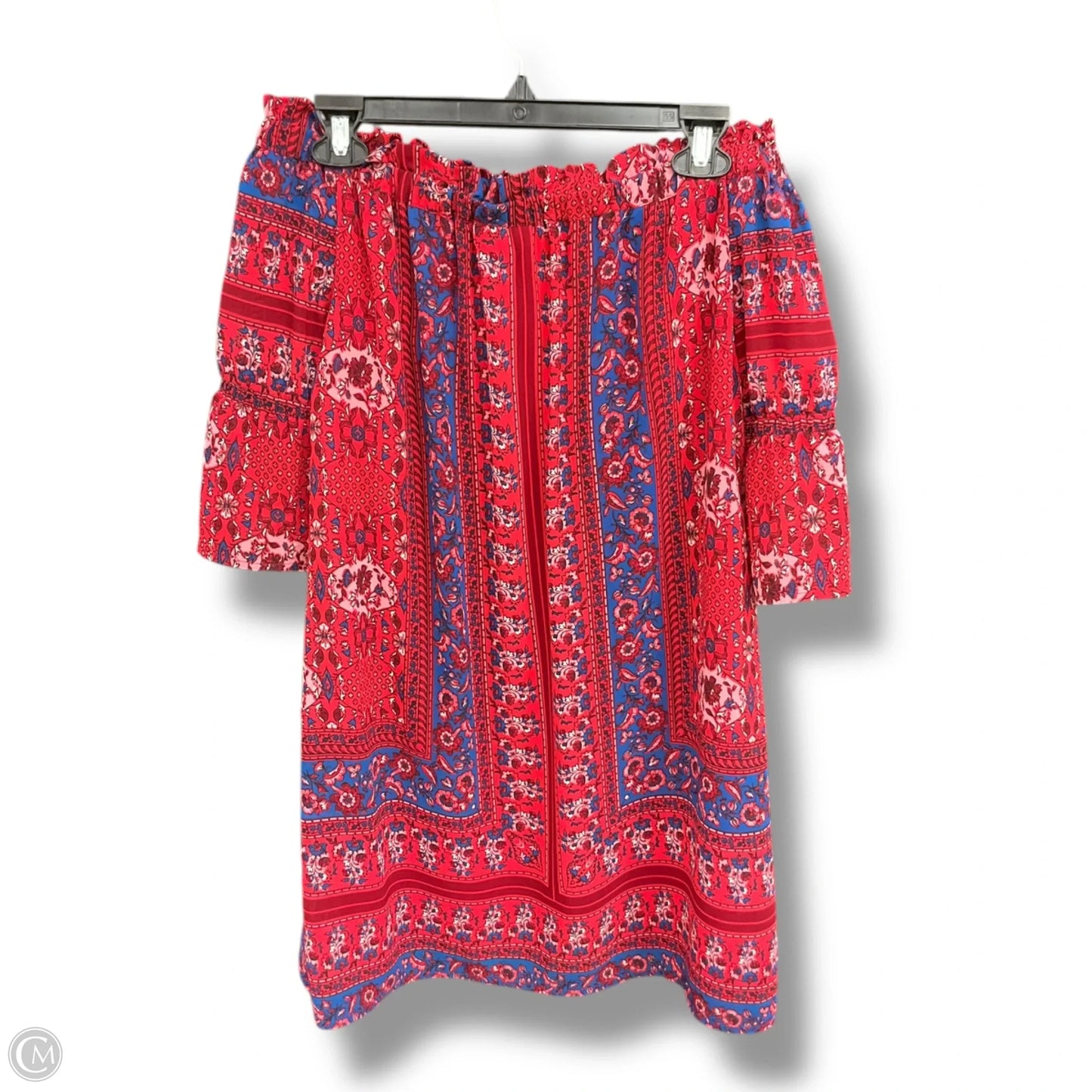 Tunic Short Sleeve By Kut In Floral Print, Size: M