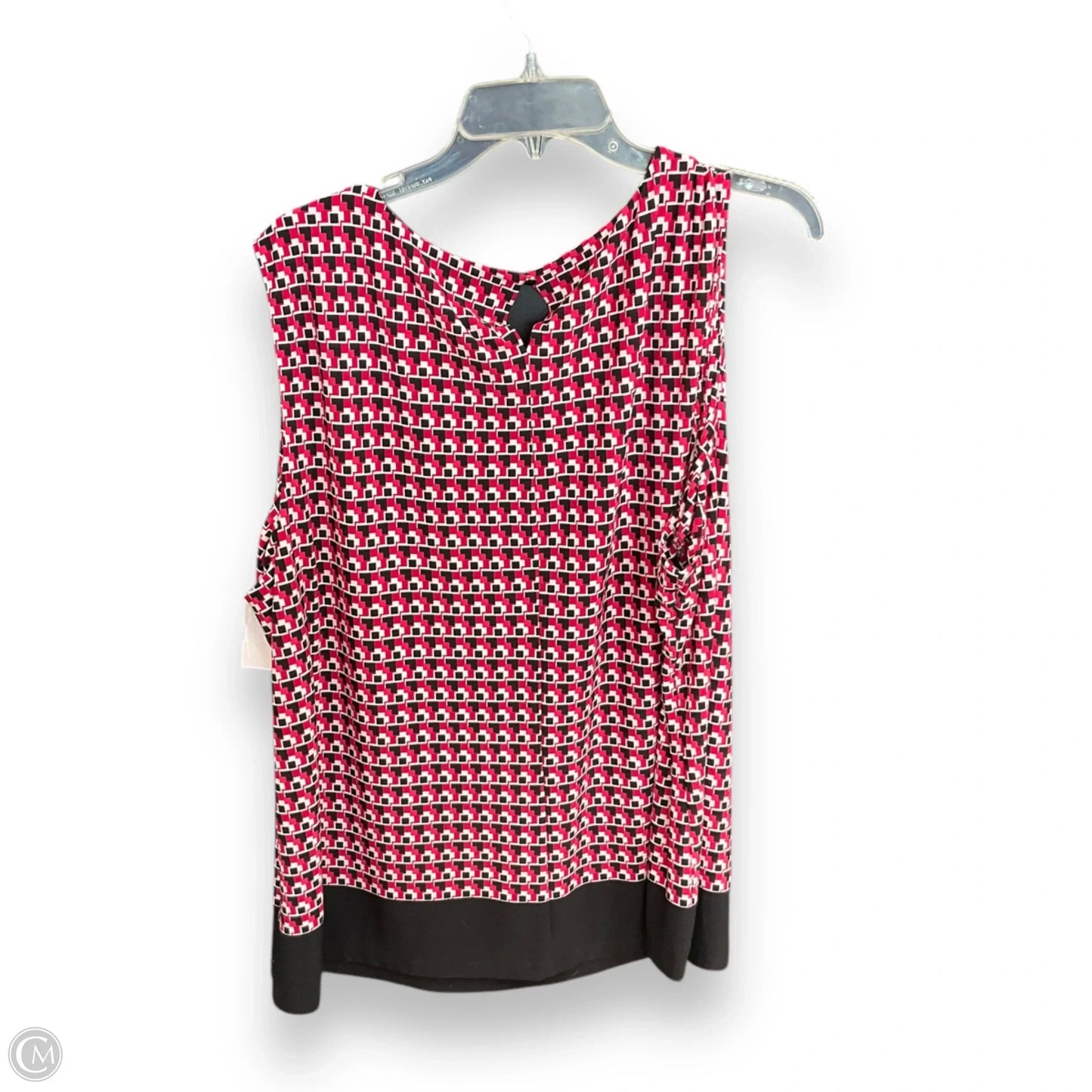 Top Sleeveless By Calvin Klein In Pink, Size: 3x