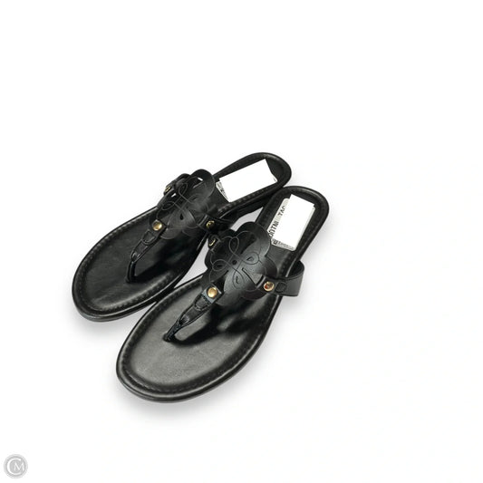 Sandals Flats By Charter Club In Black, Size: 8