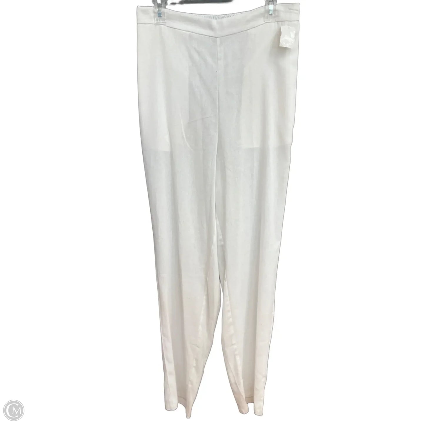 Pants Linen By Woman Within In White, Size: 12
