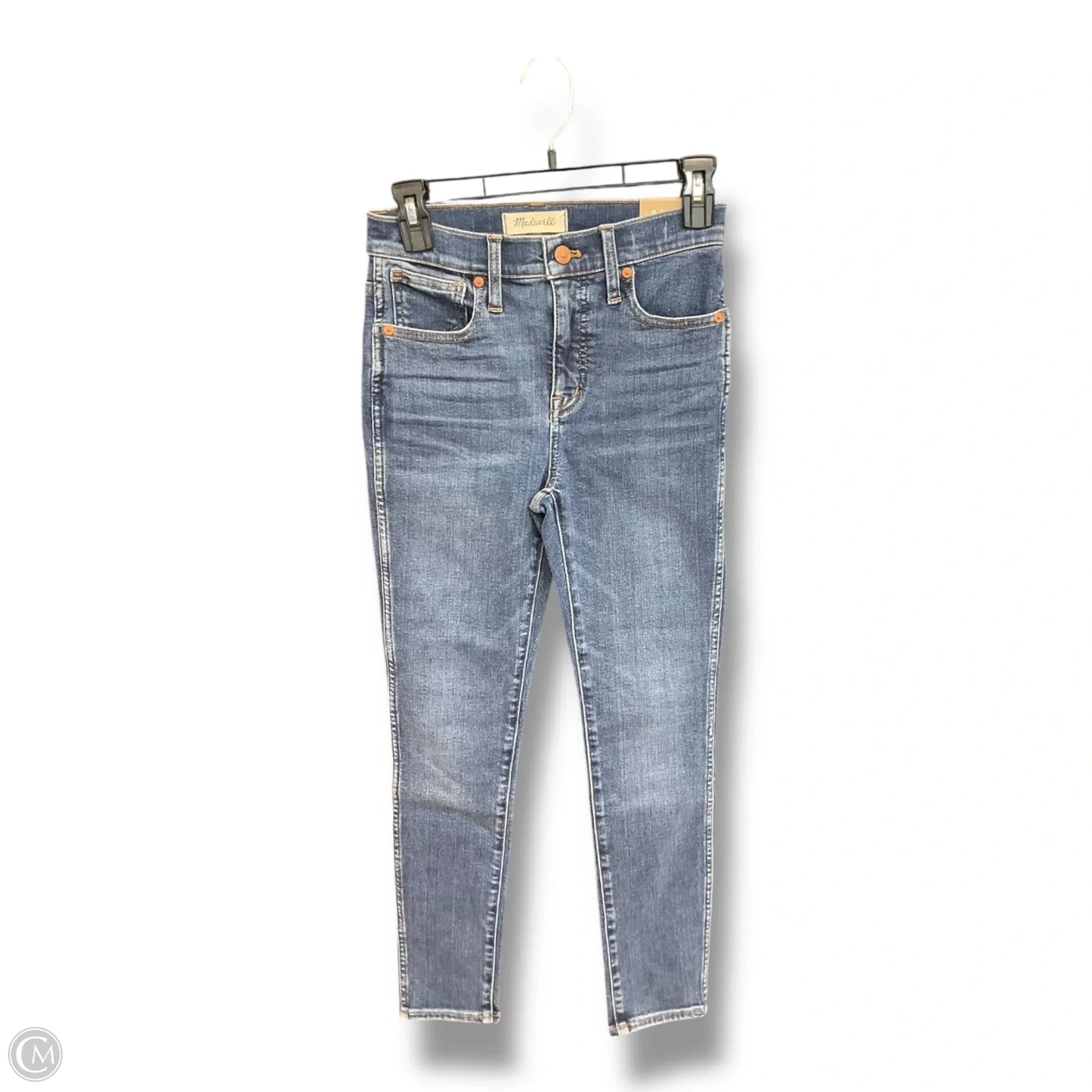 Jeans Skinny By Madewell In Blue Denim, Size: 0