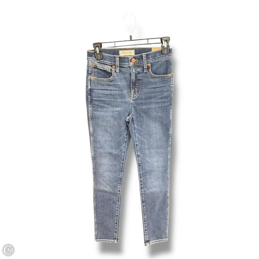 Jeans Skinny By Madewell In Blue Denim, Size: 0