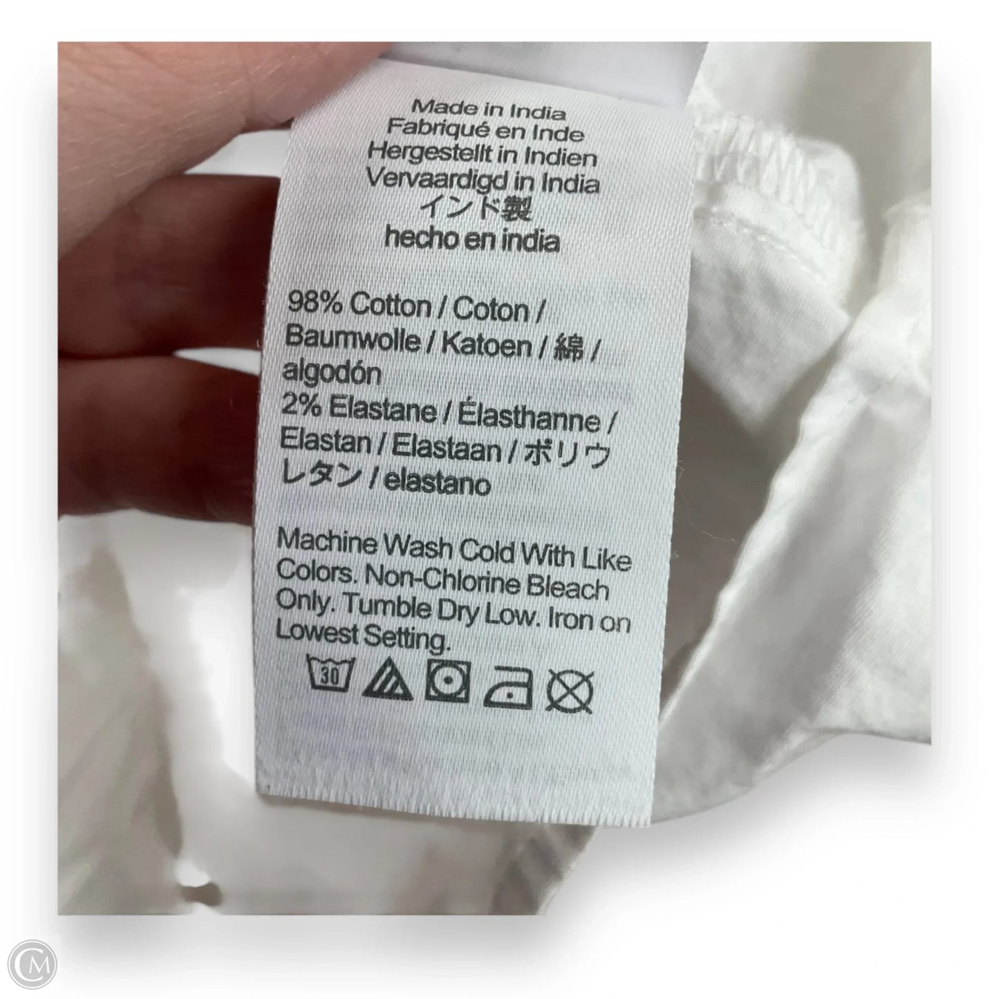 Top Sleeveless By J. Crew In White, Size: L