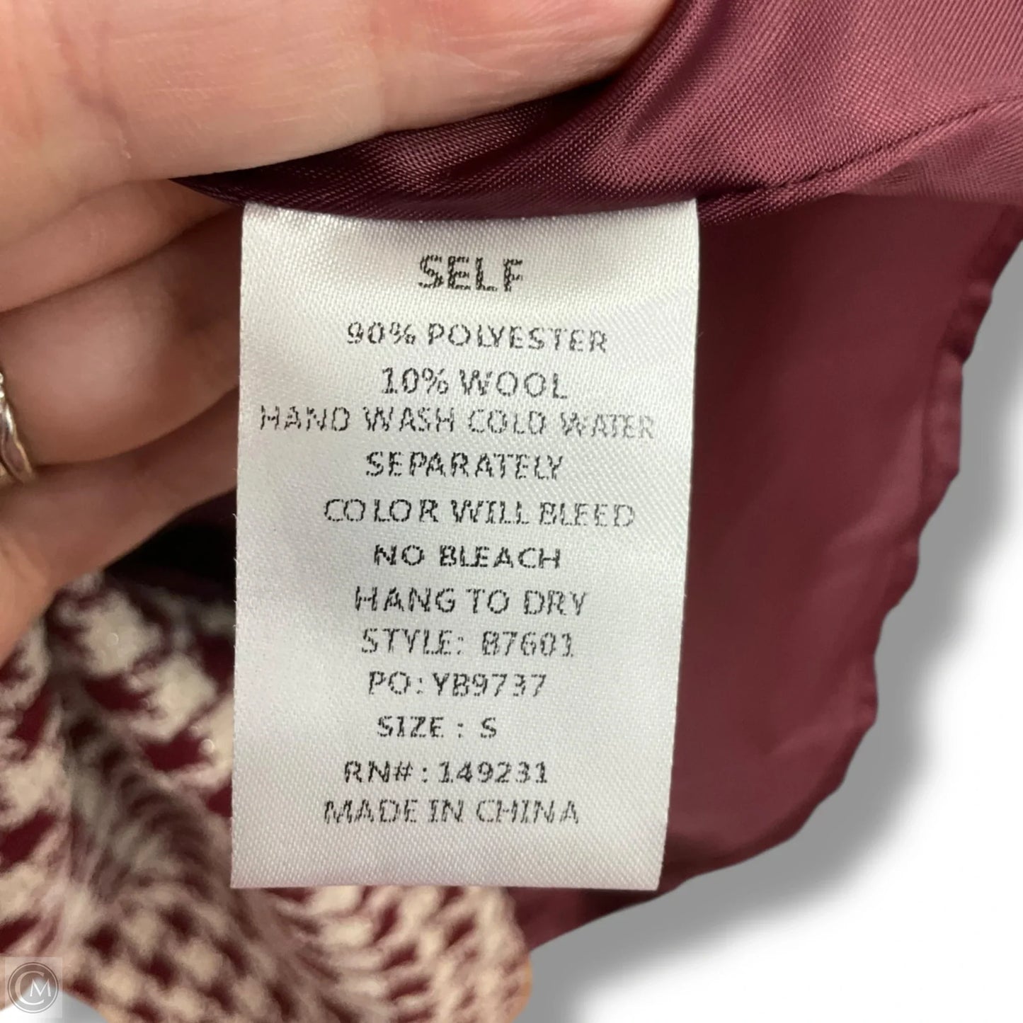 Dress Casual Short By Kori America In Red & Tan, Size: S