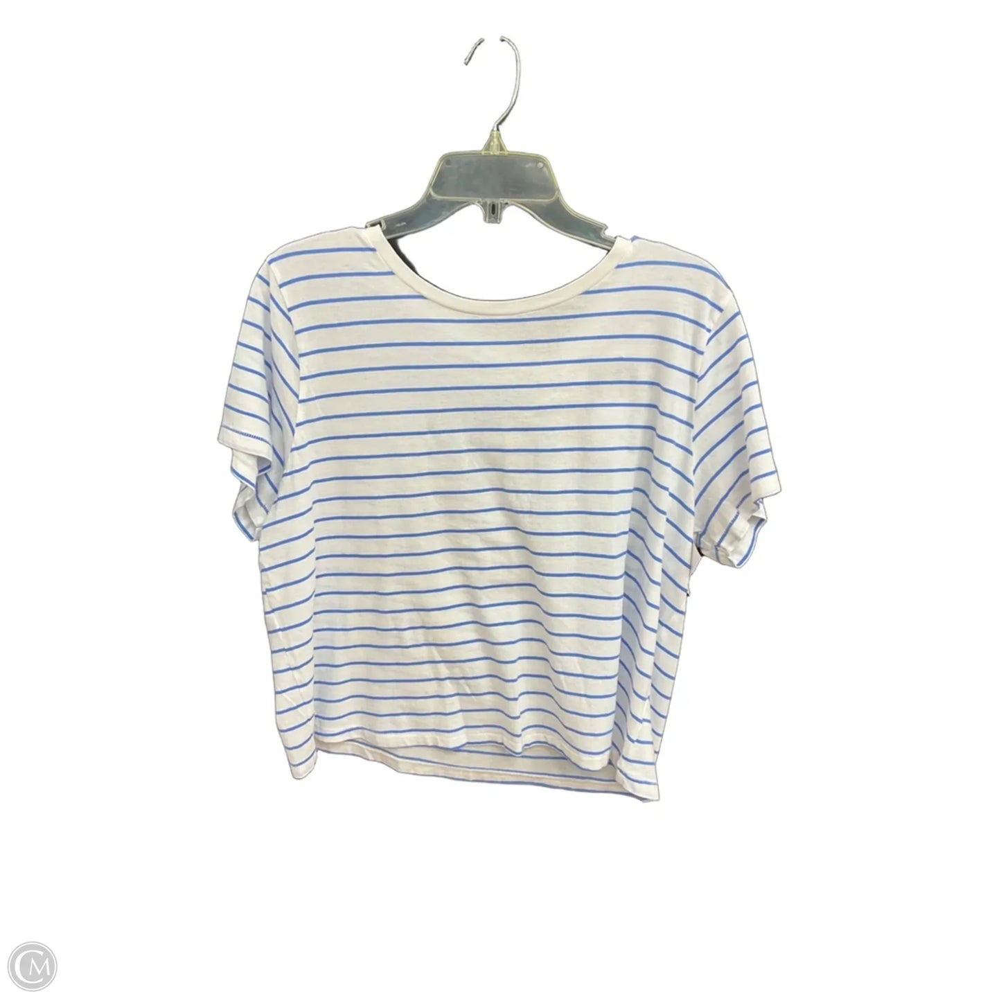 Top Short Sleeve Basic By Universal Thread In Striped Pattern, Size: Xxl
