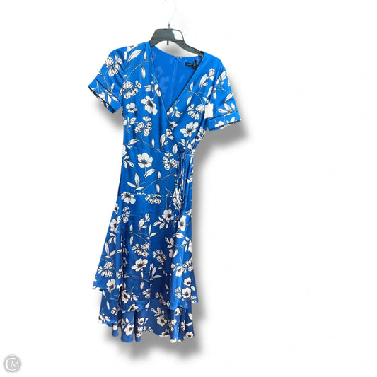 Dress Casual Maxi By White House Black Market In Blue & White, Size: Xs
