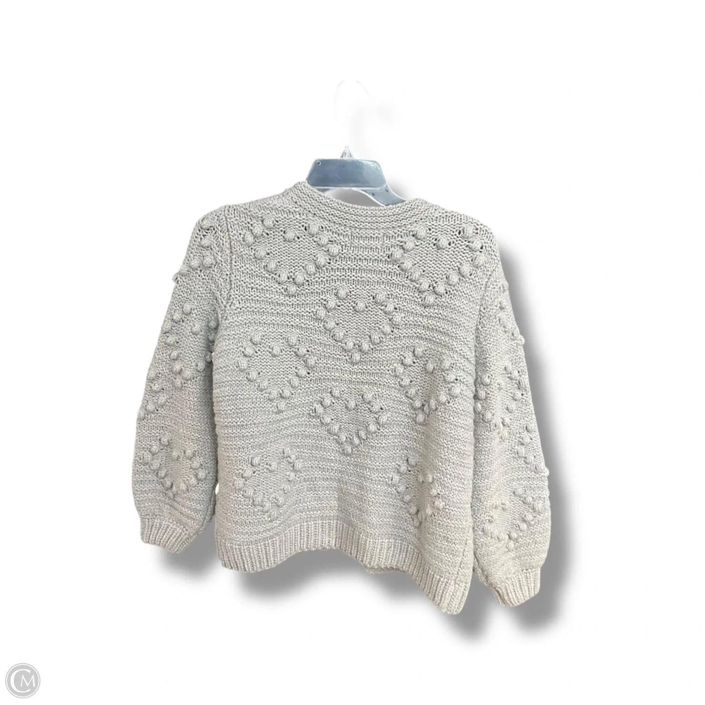 Sweater Cardigan By Francesca's In Grey, Size: S