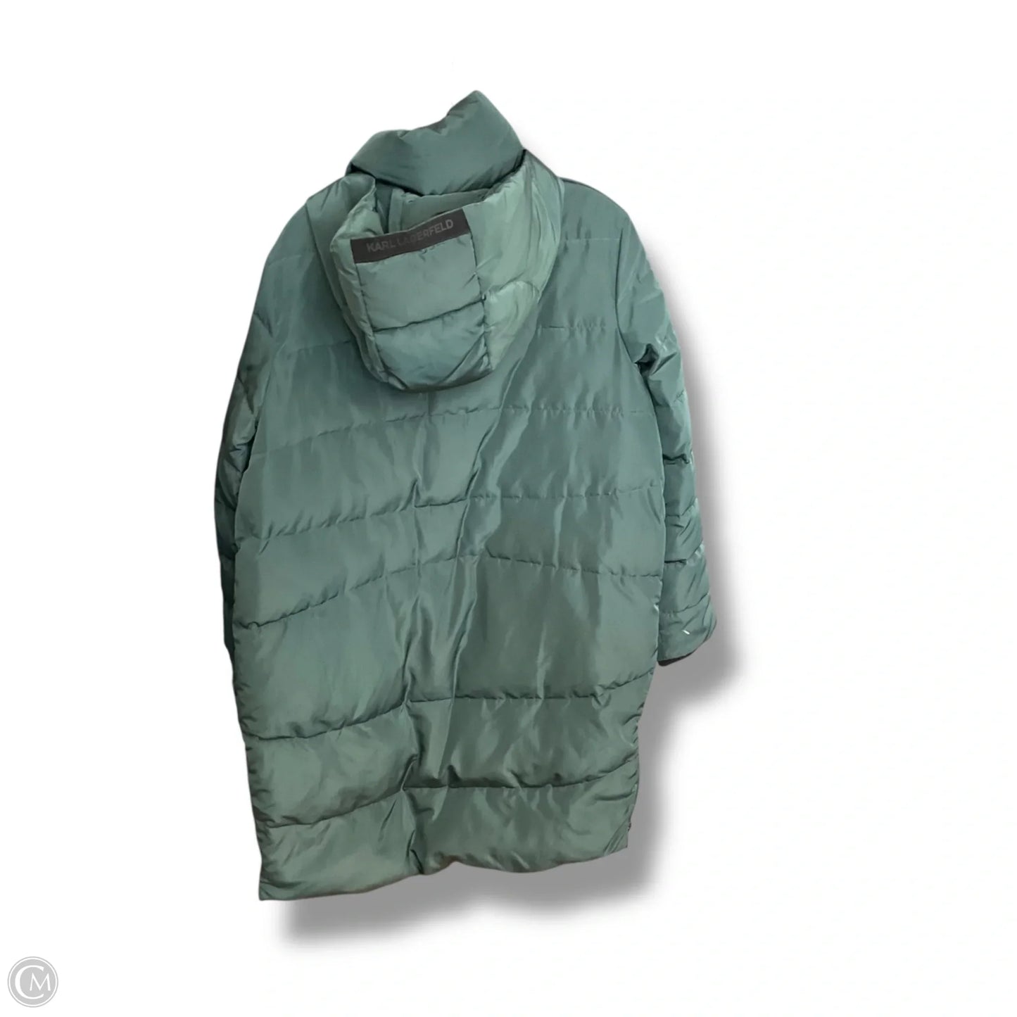 Coat Designer By Karl Lagerfeld In Green, Size: M