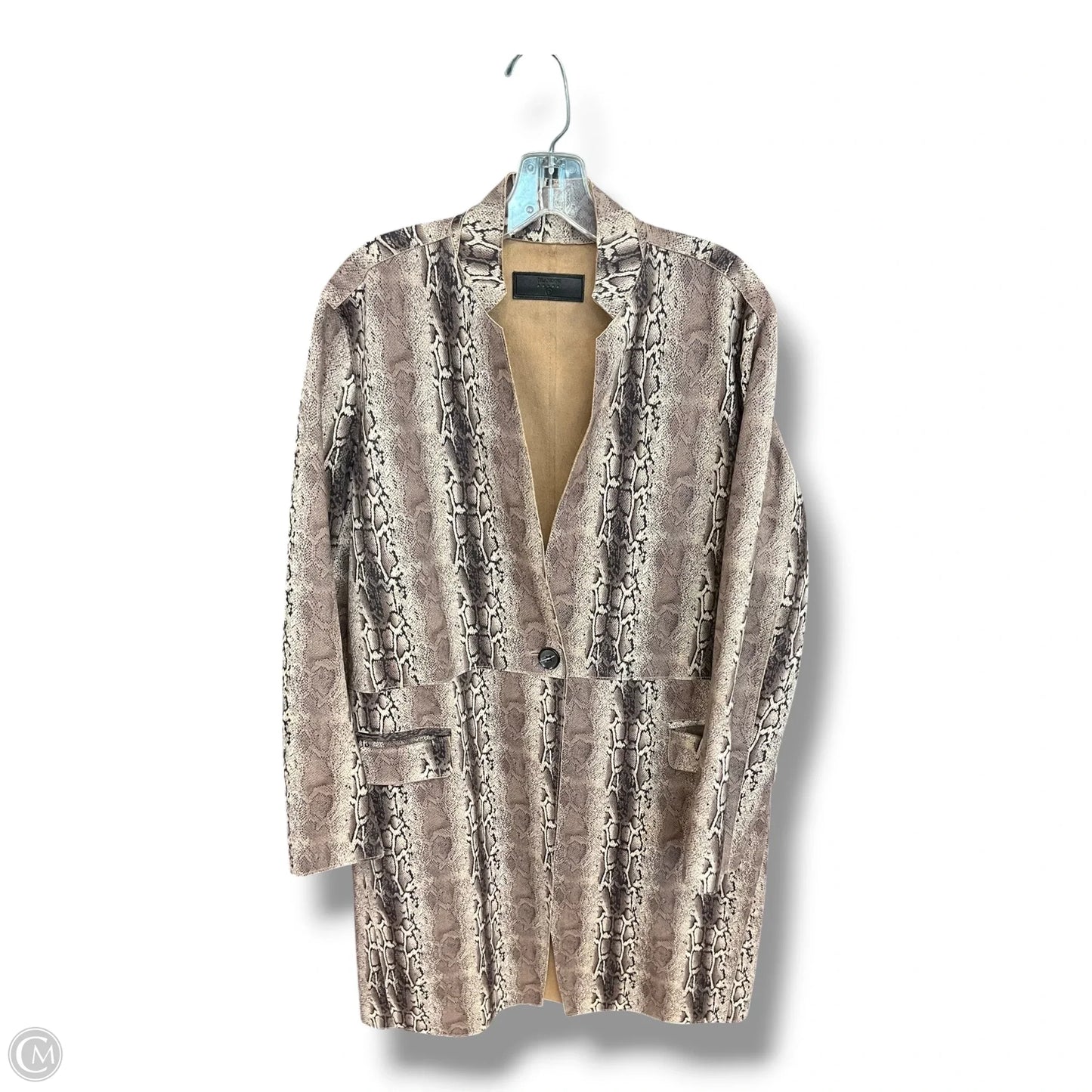 Jacket Shirt By Blanknyc In Snakeskin Print, Size: S