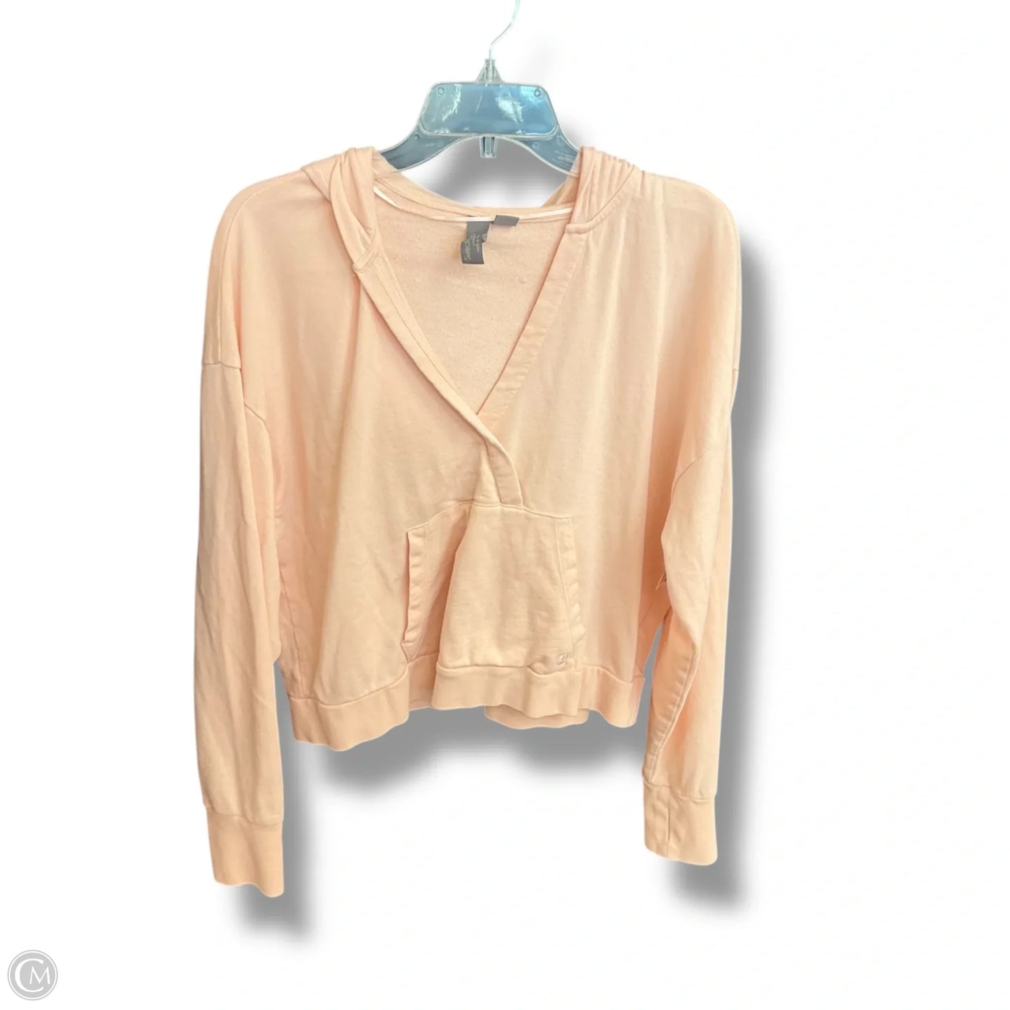 Athletic Top Long Sleeve Hoodie By Sweaty Betty In Pink, Size: M