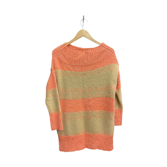 Sweater By Pilcro In Brown & Orange, Size: S