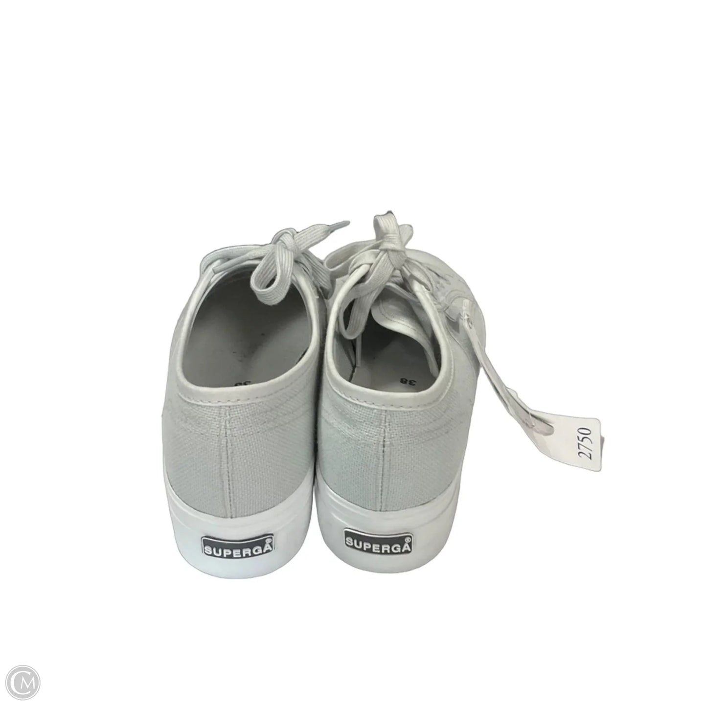 Shoes Sneakers By Superga In Grey, Size: 7.5