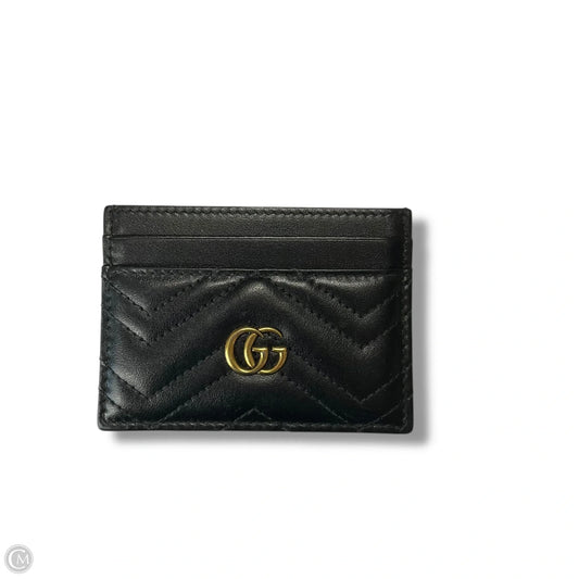 Id/card Holder Luxury Designer By Gucci, Size: Small