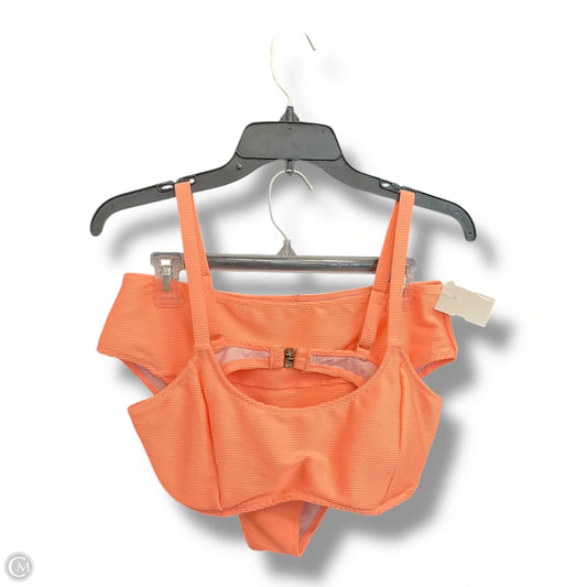 Swimsuit 2pc By Cme In Orange, Size: Xl
