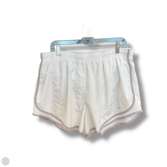 Athletic Shorts By Nike Apparel In White, Size: 2x