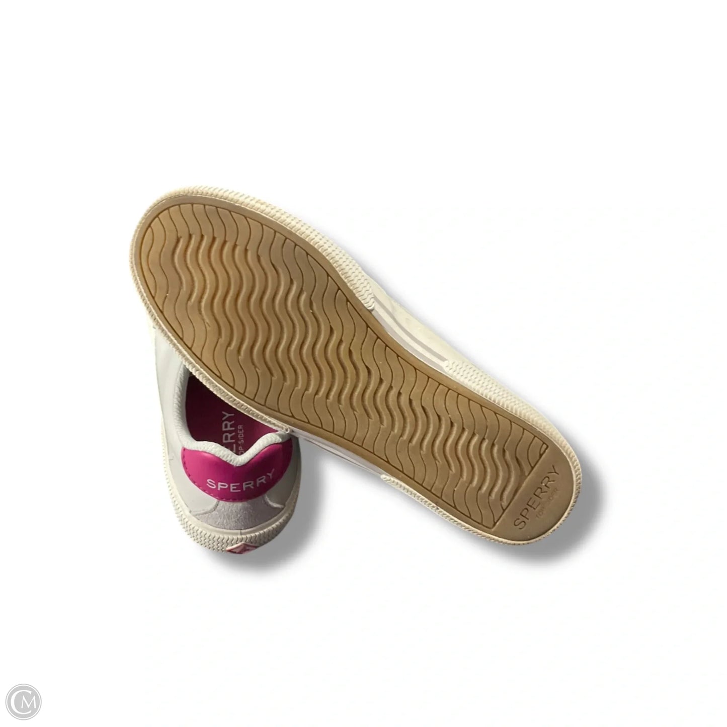 Shoes Flats By Sperry In Grey & Pink, Size: 6