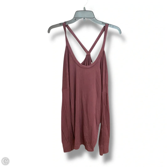 Athletic Top Long Sleeve Crewneck By Athleta In Red, Size: L