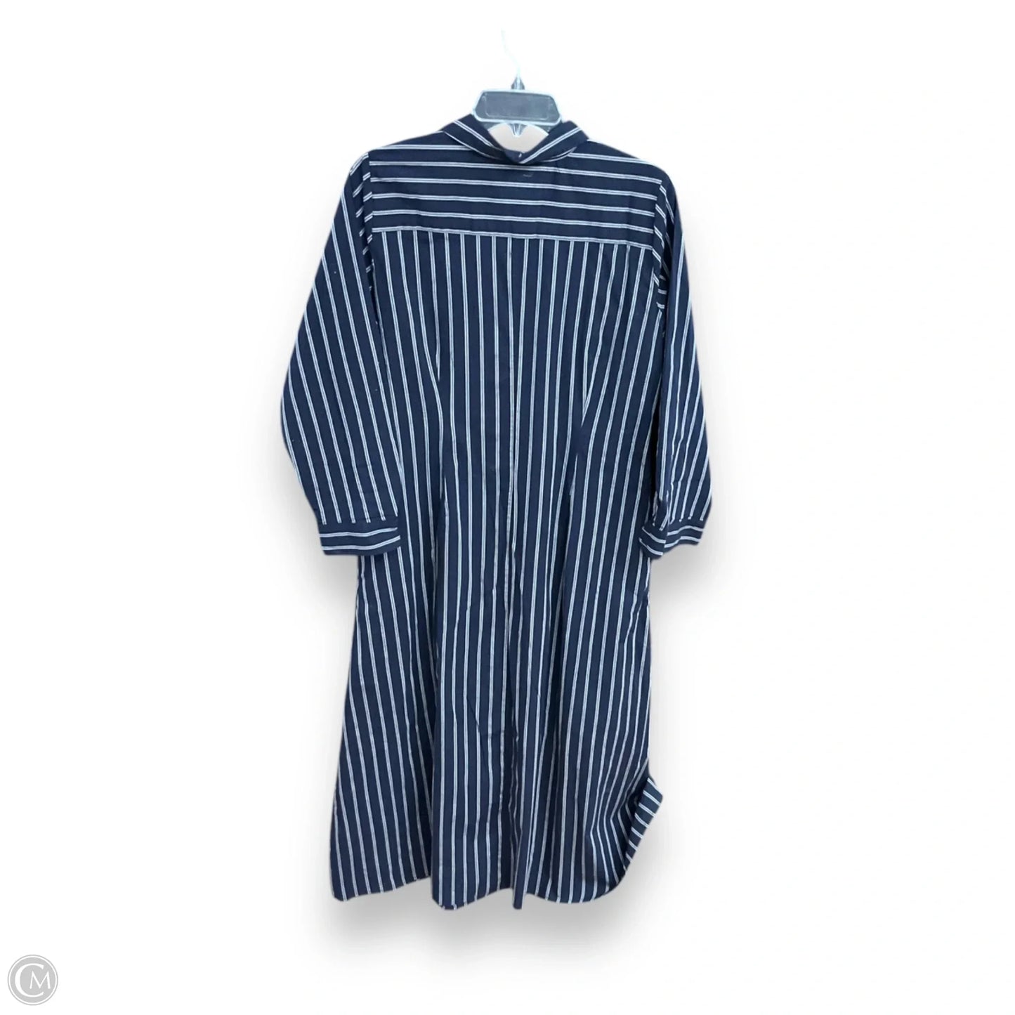 Dress Casual Midi By Loft In Blue, Size: Lp