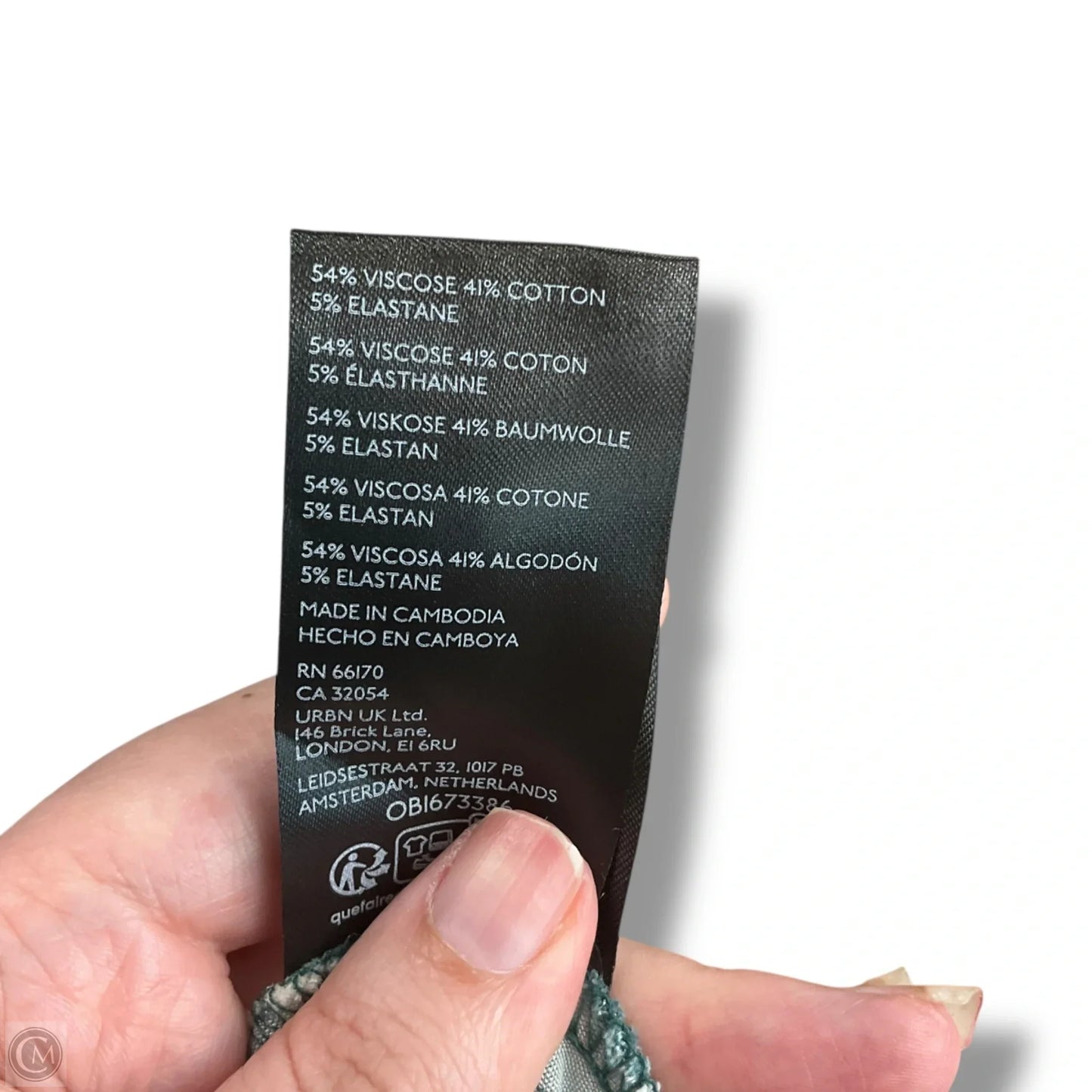 Dress Casual Midi By Anthropologie In Green & White, Size: Xl