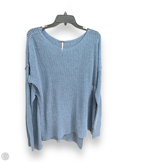 Top Long Sleeve By Free People In Blue, Size: S