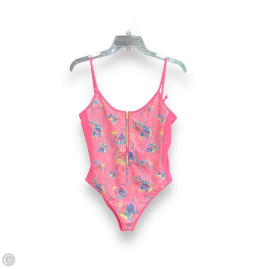 Swimsuit By Beach Riot In Blue & Pink, Size: L