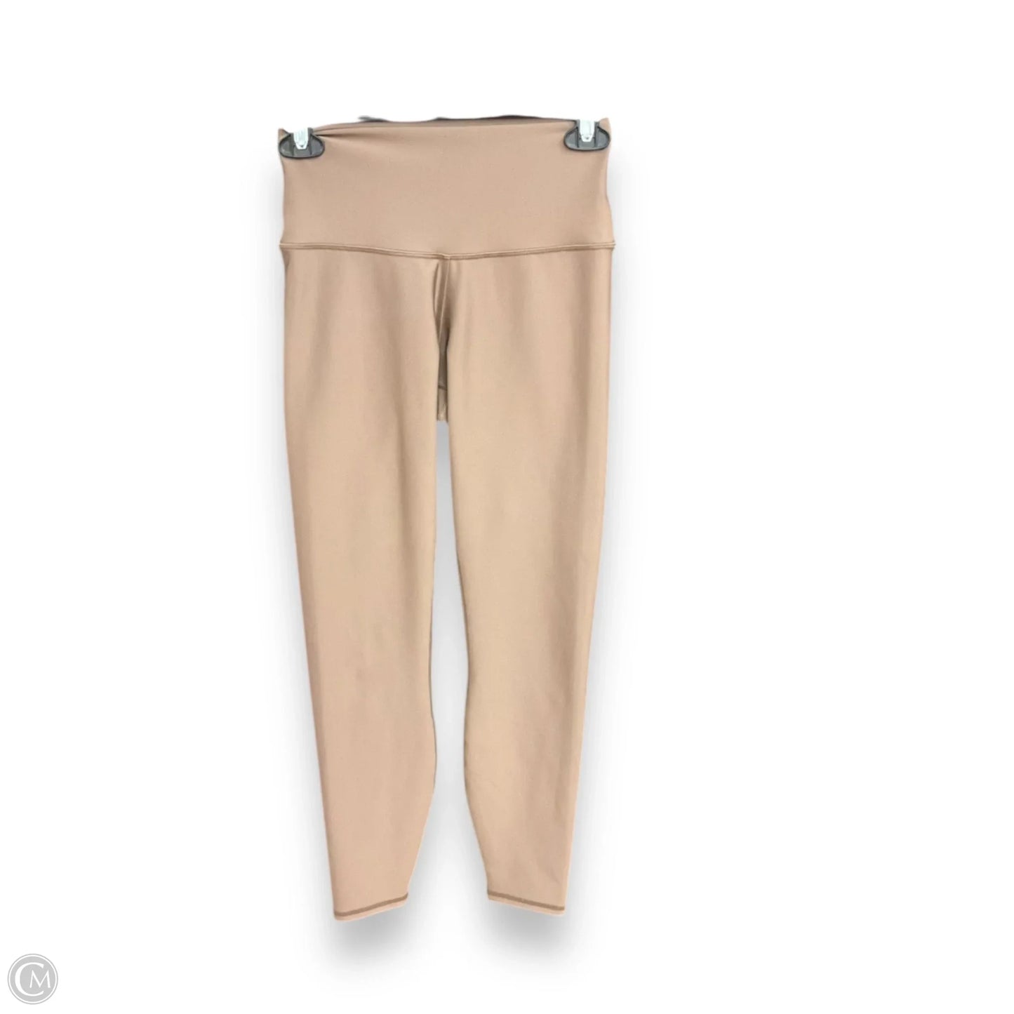 Athletic Leggings By Alo In Taupe, Size: S