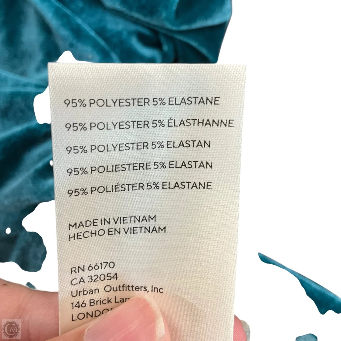 Top Short Sleeve By Anthropologie In Teal, Size: S