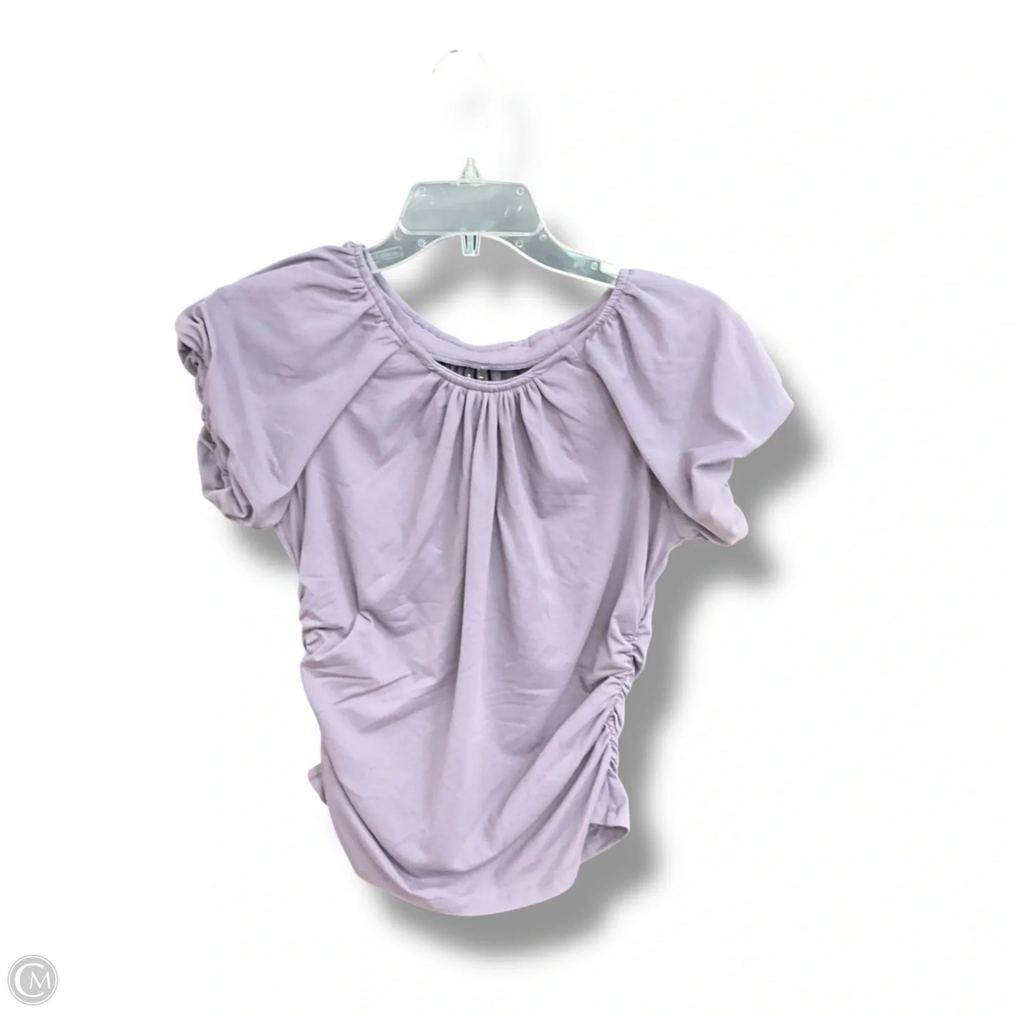 Top Short Sleeve By Anthropologie In Purple, Size: S