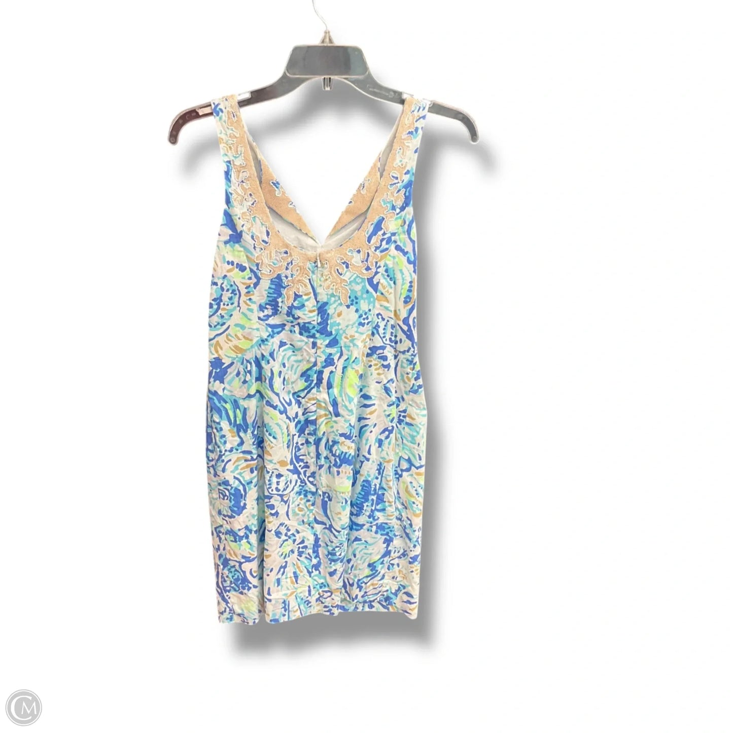 Dress Designer By Lilly Pulitzer In Blue & White, Size: Xs